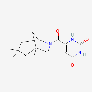 6-[(1,3,3-trimethyl-6-azabicyclo[3.2.1]oct-6-yl)carbonyl]pyrimidine-2,4(1H,3H)-dione