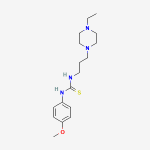 1-[3-(4-Ethylpiperazin-1-yl)propyl]-3-(4-methoxyphenyl)thiourea