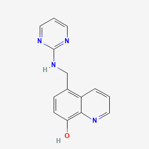 5-[(Pyrimidin-2-ylamino)methyl]quinolin-8-ol