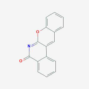 molecular formula C16H9NO2 B11073545 5H-chromeno[2,3-c]isoquinolin-5-one 