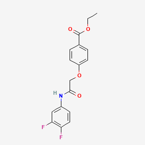 Ethyl 4-[2-(3,4-difluoroanilino)-2-oxoethoxy]benzoate