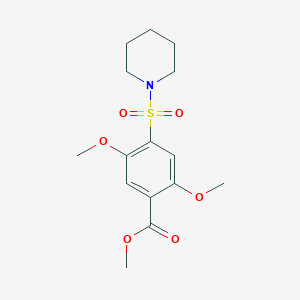 Methyl 2,5-dimethoxy-4-(piperidin-1-ylsulfonyl)benzoate