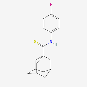 N-(4-fluorophenyl)adamantane-1-carbothioamide