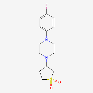 1-(1,1-Dioxidotetrahydrothiophen-3-yl)-4-(4-fluorophenyl)piperazine