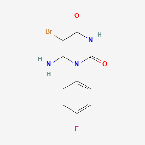 6-amino-5-bromo-1-(4-fluorophenyl)pyrimidine-2,4(1H,3H)-dione