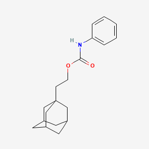 molecular formula C19H25NO2 B11073901 2-(1-adamantyl)ethyl N-phenylcarbamate 