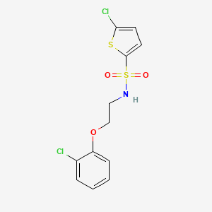 5-chloro-N-[2-(2-chlorophenoxy)ethyl]thiophene-2-sulfonamide