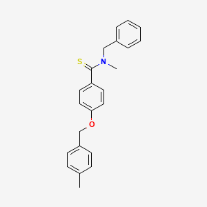 N-benzyl-N-methyl-4-[(4-methylbenzyl)oxy]benzenecarbothioamide