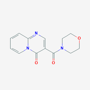 molecular formula C13H13N3O3 B11074128 4H-Pyrido[1,2-a]pyrimidin-4-one, 3-(4-morpholinylcarbonyl)- 