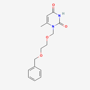 1-{[2-(benzyloxy)ethoxy]methyl}-6-methylpyrimidine-2,4(1H,3H)-dione