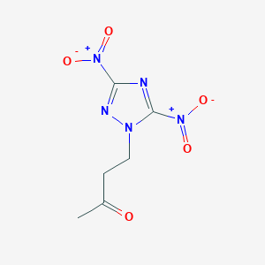 4-(3,5-dinitro-1H-1,2,4-triazol-1-yl)butan-2-one