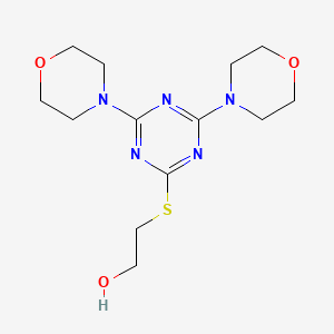 2-[(4,6-Dimorpholin-4-yl-1,3,5-triazin-2-yl)thio]ethanol