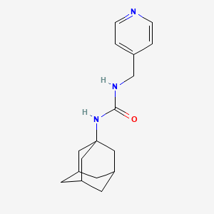 molecular formula C17H23N3O B11074531 N-1-adamantyl-N'-(pyridin-4-ylmethyl)urea 