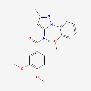 3,4-dimethoxy-N-[1-(2-methoxyphenyl)-3-methyl-1H-pyrazol-5-yl]benzamide