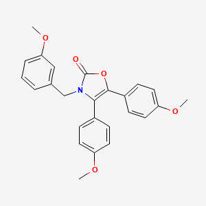 3-(3-methoxybenzyl)-4,5-bis(4-methoxyphenyl)-1,3-oxazol-2(3H)-one