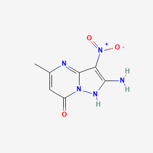 2-amino-5-methyl-3-nitropyrazolo[1,5-a]pyrimidin-7(4H)-one