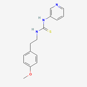 1-[2-(4-Methoxyphenyl)ethyl]-3-pyridin-3-ylthiourea