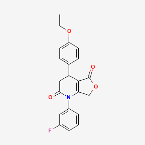 4-(4-ethoxyphenyl)-1-(3-fluorophenyl)-4,7-dihydrofuro[3,4-b]pyridine-2,5(1H,3H)-dione