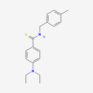 4-(diethylamino)-N-(4-methylbenzyl)benzenecarbothioamide