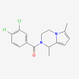 (3,4-Dichlorophenyl)[1,6-dimethyl-3,4-dihydropyrrolo[1,2-A]pyrazin-2(1H)-YL]methanone