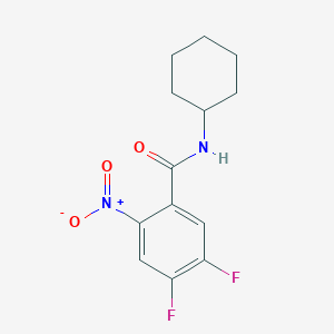 N-cyclohexyl-4,5-difluoro-2-nitrobenzamide