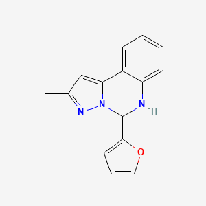 5-Furan-2-yl-2-methyl-5,6-dihydro-pyrazolo[1,5-c]quinazoline