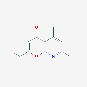 2-(difluoromethyl)-5,7-dimethyl-4H-pyrano[2,3-b]pyridin-4-one