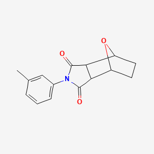 molecular formula C15H15NO3 B11075495 2-(3-methylphenyl)hexahydro-1H-4,7-epoxyisoindole-1,3(2H)-dione 