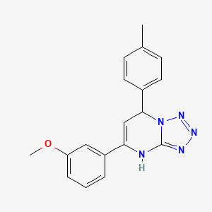 5-(3-Methoxyphenyl)-7-(4-methylphenyl)-4,7-dihydrotetrazolo[1,5-a]pyrimidine