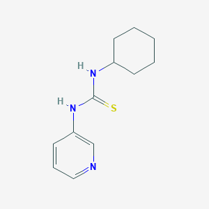 molecular formula C12H17N3S B11075701 1-Cyclohexyl-3-pyridin-3-ylthiourea 