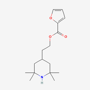 2-(2,2,6,6-Tetramethylpiperidin-4-yl)ethyl furan-2-carboxylate