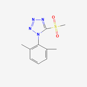 molecular formula C10H12N4O2S B11075917 1-(2,6-dimethylphenyl)-5-(methylsulfonyl)-1H-tetrazole 