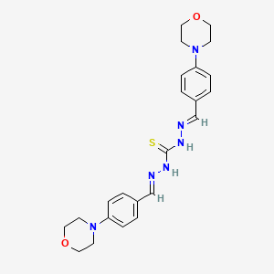 13-Bis[(E)-{[4-(morpholin-4-YL)phenyl]methylidene}amino]thiourea