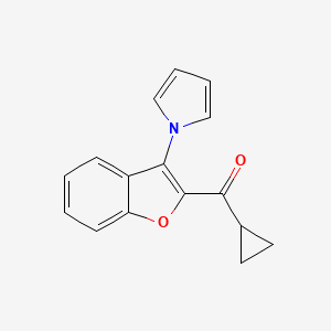 cyclopropyl[3-(1H-pyrrol-1-yl)-1-benzofuran-2-yl]methanone