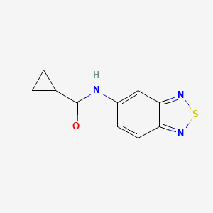 N-(2,1,3-benzothiadiazol-5-yl)cyclopropanecarboxamide