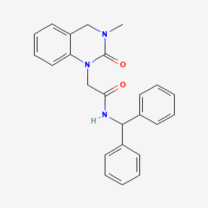 N-(diphenylmethyl)-2-(3-methyl-2-oxo-3,4-dihydroquinazolin-1(2H)-yl)acetamide