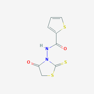 Thiophene-2-carboxylic acid, (4-oxo-2-thioxothiazolidin-3-yl)amide