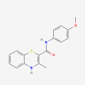 N-(4-methoxyphenyl)-3-methyl-4H-1,4-benzothiazine-2-carboxamide