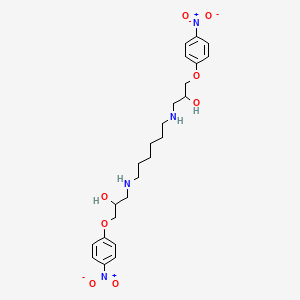 3,3'-(Hexane-1,6-diyldiimino)bis[1-(4-nitrophenoxy)propan-2-ol]