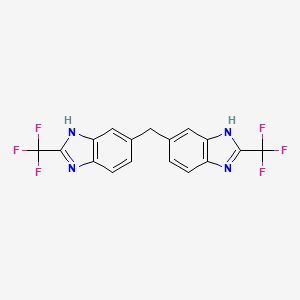 5,5'-methanediylbis[2-(trifluoromethyl)-1H-benzimidazole]