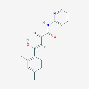 (2Z)-4-(2,4-dimethylphenyl)-2-hydroxy-4-oxo-N-(pyridin-2-yl)but-2-enamide