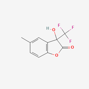 3-hydroxy-5-methyl-3-(trifluoromethyl)-1-benzofuran-2(3H)-one