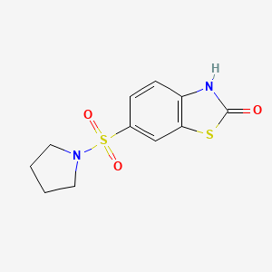 6-(pyrrolidin-1-ylsulfonyl)-1,3-benzothiazol-2(3H)-one