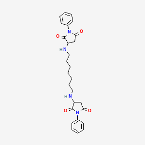 3,3'-(Heptane-1,7-diyldiimino)bis(1-phenylpyrrolidine-2,5-dione)