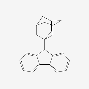 molecular formula C23H24 B11077172 9-(Adamant-1-yl)fluorene 