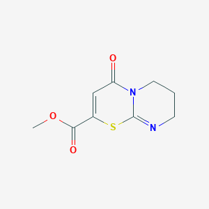 methyl 4-oxo-7,8-dihydro-4H,6H-pyrimido[2,1-b][1,3]thiazine-2-carboxylate