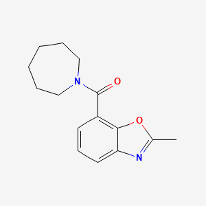 molecular formula C15H18N2O2 B11077434 (Azepan-1-yl)(2-methyl-benzooxazol-7-yl)methanone 