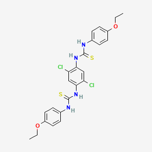 1,1'-(2,5-Dichlorobenzene-1,4-diyl)bis[3-(4-ethoxyphenyl)(thiourea)]