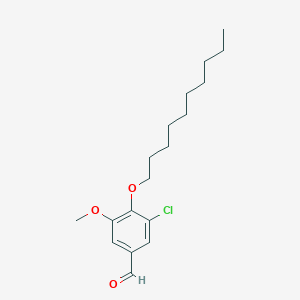 3-Chloro-4-(decyloxy)-5-methoxybenzaldehyde