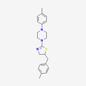 1-[5-(4-Methylbenzyl)-4,5-dihydro-1,3-thiazol-2-yl]-4-(4-methylphenyl)piperazine